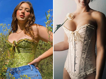 corset grande taille porté